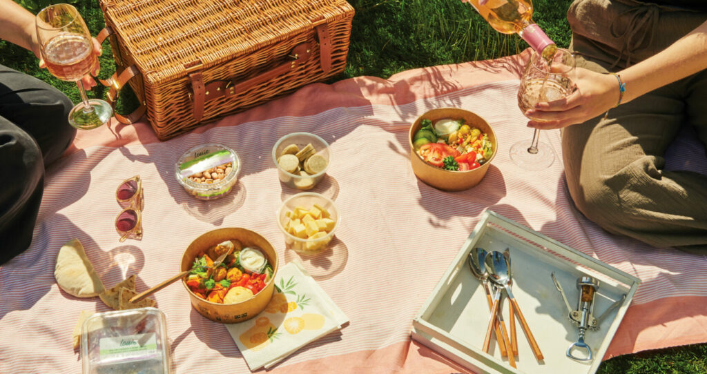 pique nique avec nos salades louis